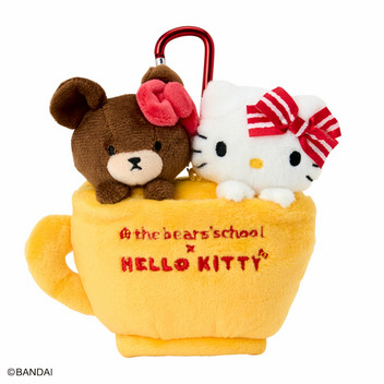 ハローキティ くまのがっこう ぬいぐるみエコバッグ