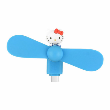 ハローキティ コネクタ付きミニクールファン（USB Type-C）