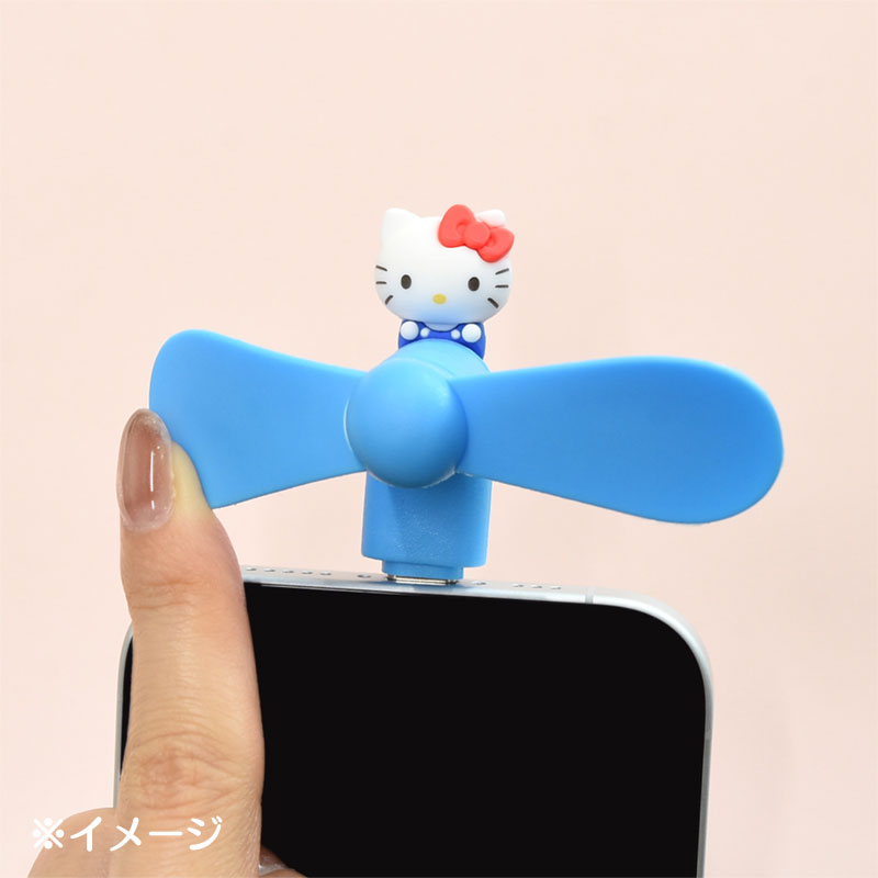 ハローキティ コネクタ付きミニクールファン（USB Type-C）