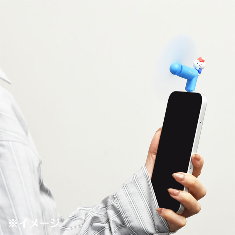 ハローキティ コネクタ付きミニクールファン（USB Type-C）