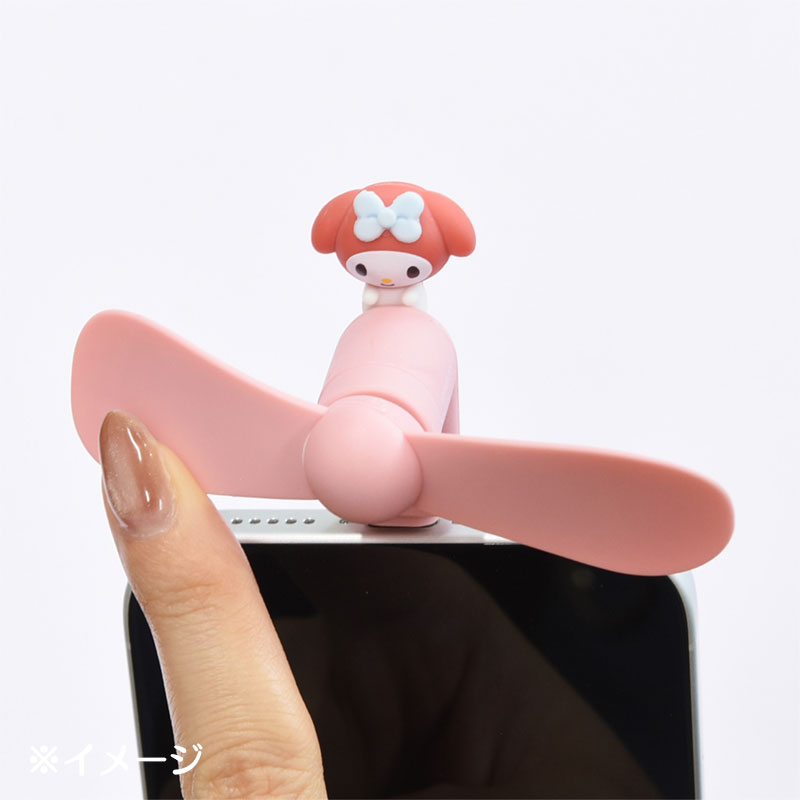 マイメロディ コネクタ付きミニクールファン（USB Type-C）