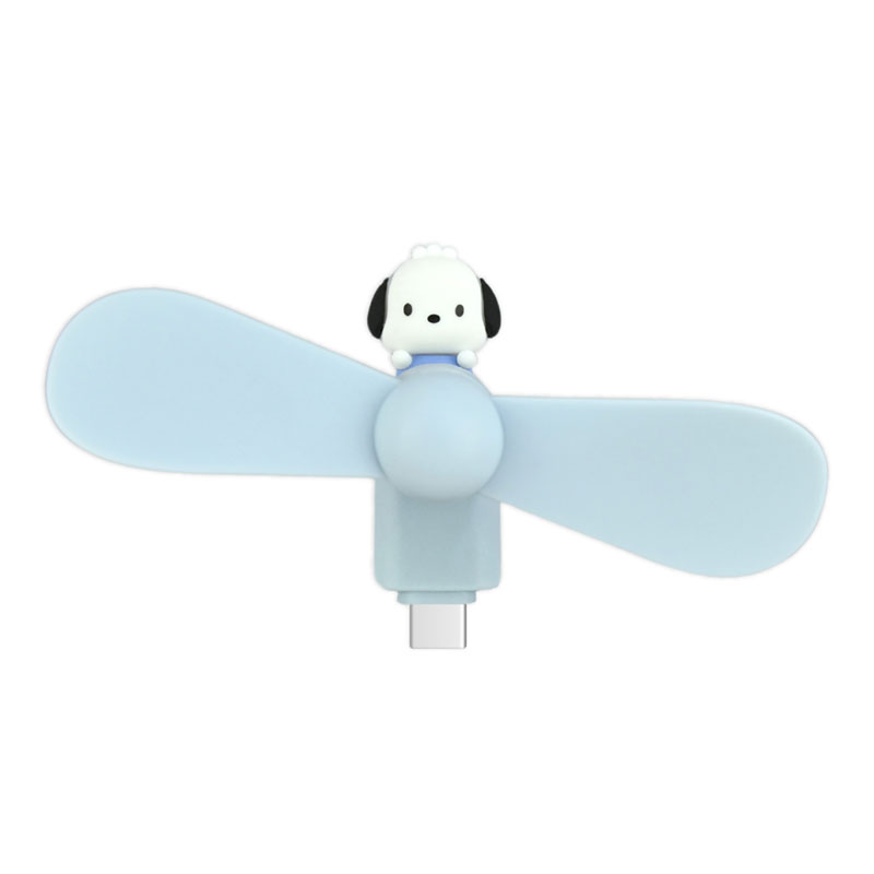 ポチャッコ コネクタ付きミニクールファン（USB Type-C）