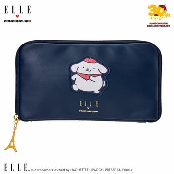 ポムポムプリン ELLE パスポートケース
