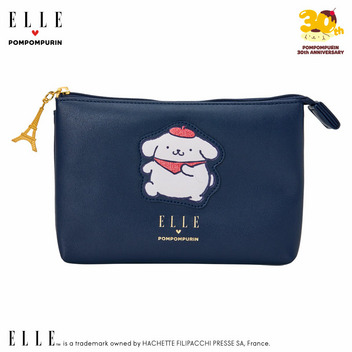 ポムポムプリン ELLE 3ポケットポーチ