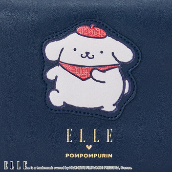ポムポムプリン ELLE 3ポケットポーチ