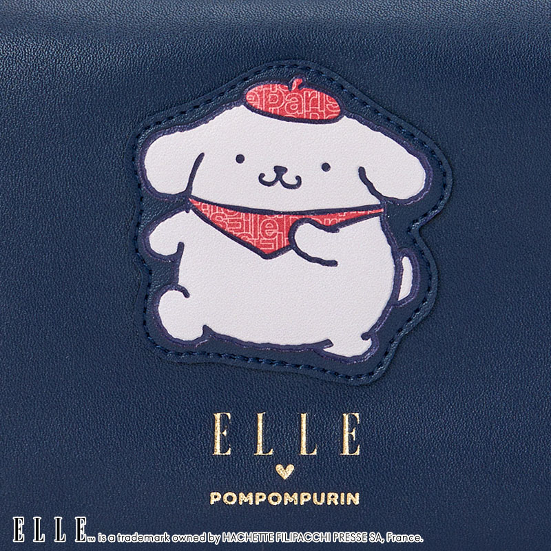 ポムポムプリン ELLE 3ポケットポーチ
