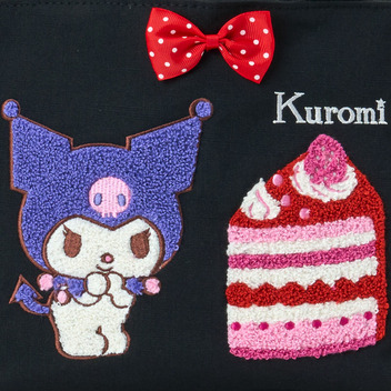 クロミ サガラ刺繍トートバッグ（ケーキ）