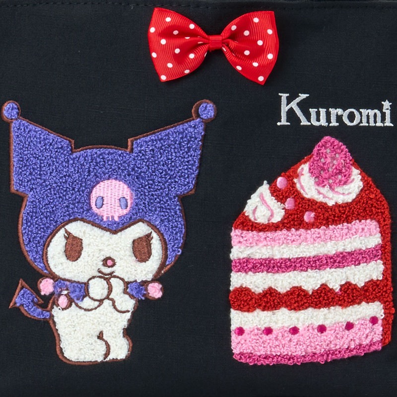 クロミ サガラ刺繍トートバッグ（ケーキ）