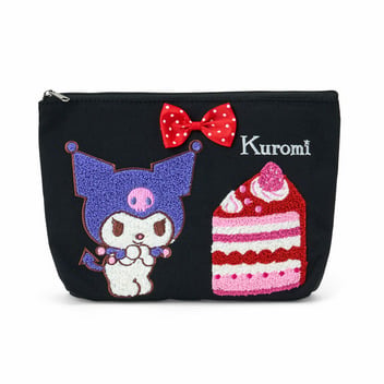 クロミ サガラ刺繍ポーチ（ケーキ）