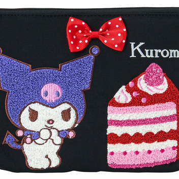 クロミ サガラ刺繍ポーチ（ケーキ）
