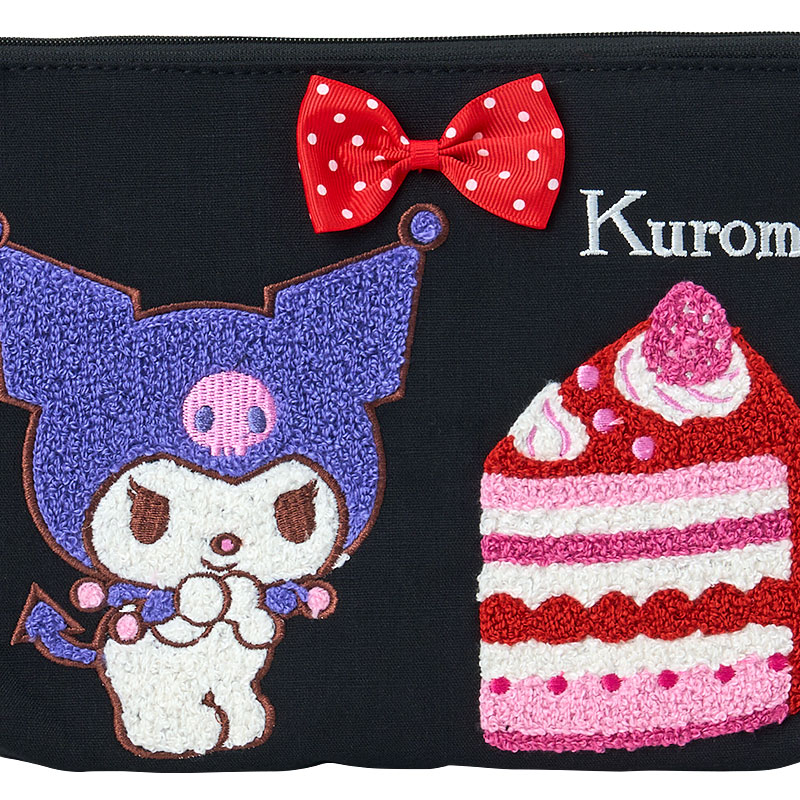 クロミ サガラ刺繍ポーチ（ケーキ）