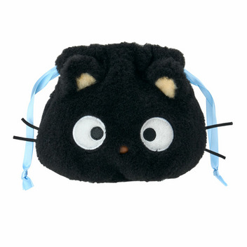 チョコキャット ボアフェイス巾着
