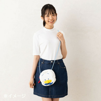 あひるのペックル フェイス形ポシェット（ペックルとピッチのサマーデイズ）