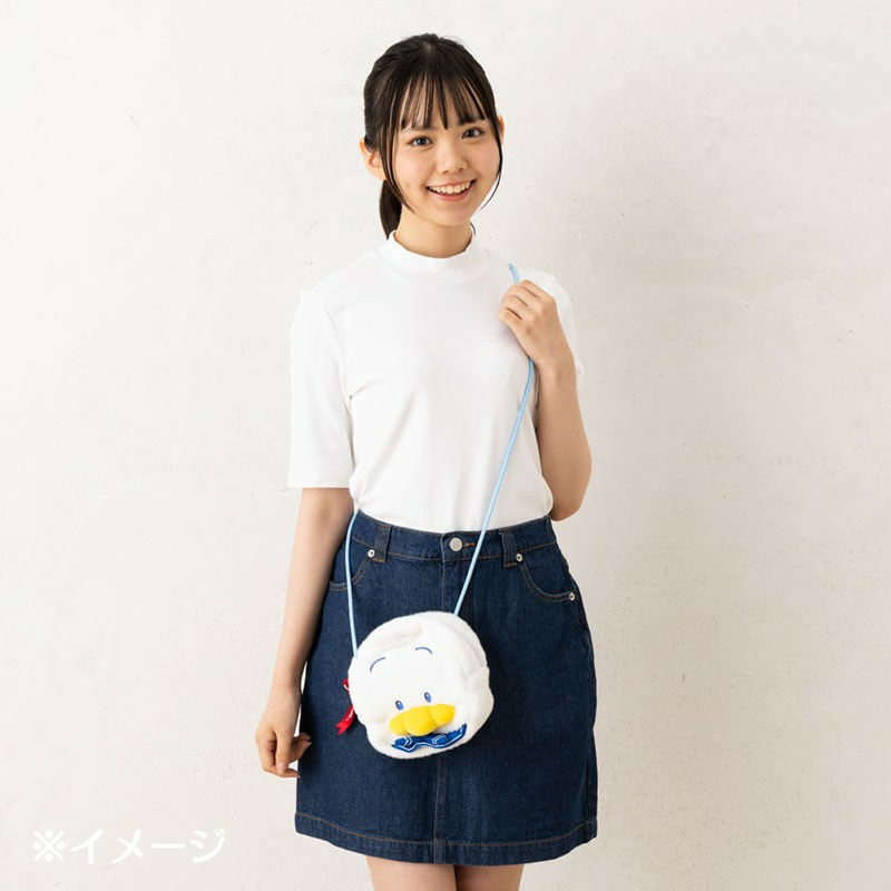 あひるのペックル フェイス形ポシェット（ペックルとピッチのサマーデイズ）