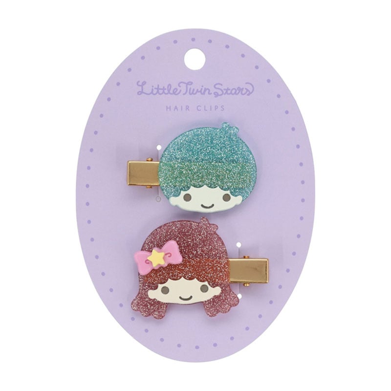 リトルツインスターズ ラメヘアクリップ