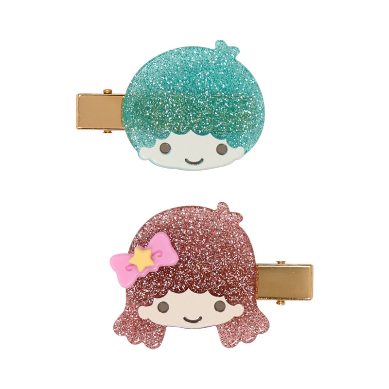 リトルツインスターズ ラメヘアクリップ