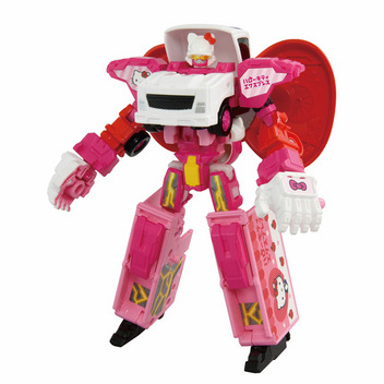 ハローキティ トミカ ジョブレイバー TJBEX キャリーブレイバー ハローキティ エクスプレス トラック