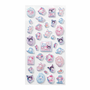 サンリオキャラクターズ オーロラぷくっとシール