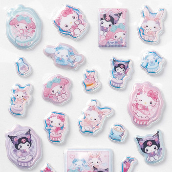 サンリオキャラクターズ オーロラぷくっとシール