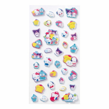 サンリオキャラクターズ オーロラぷくっとシール