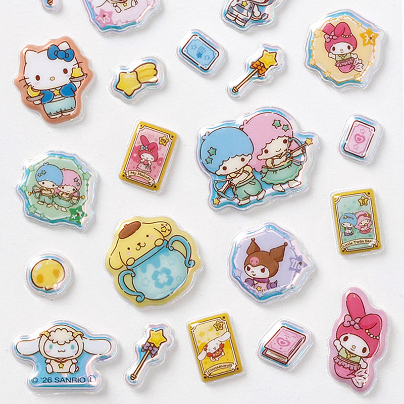サンリオキャラクターズ オーロラぷくっとシール