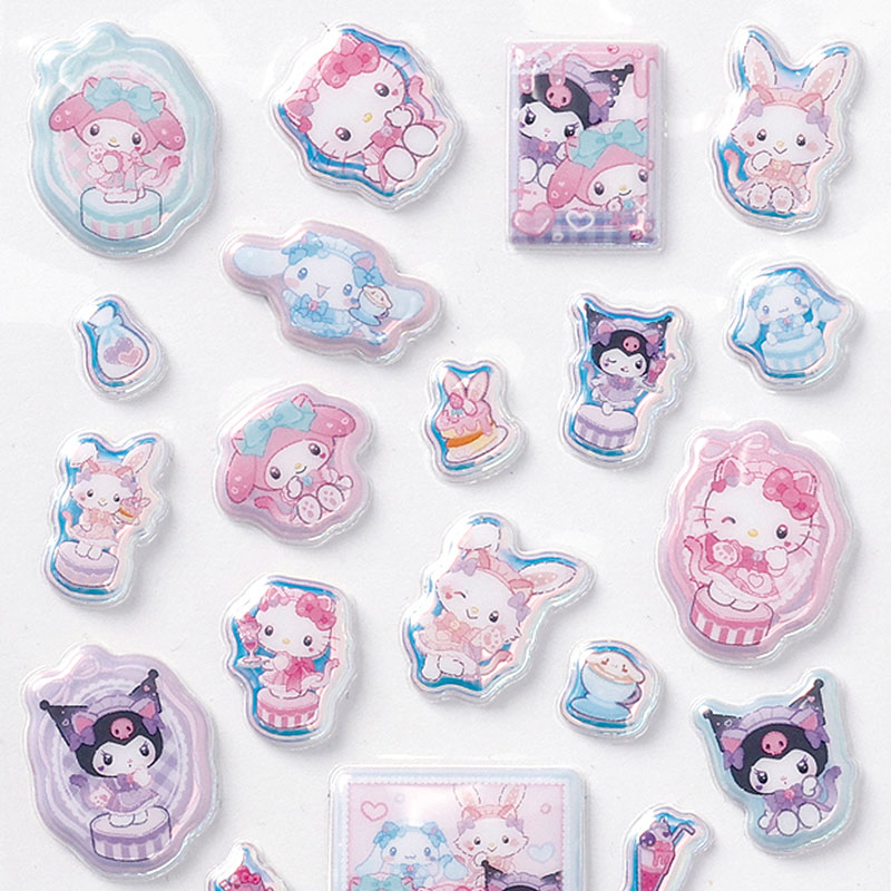 サンリオキャラクターズ オーロラぷくっとシール
