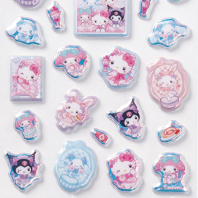 サンリオキャラクターズ オーロラぷくっとシール