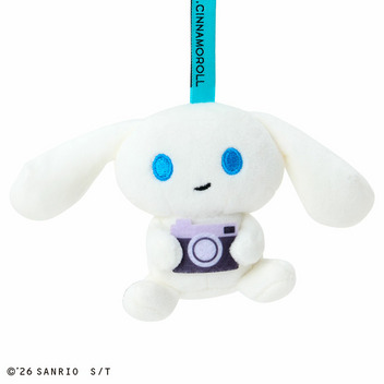 I.CINNAMOROLL（アイシナモロール） マスコットホルダー カメラ（きままにおでかけ）