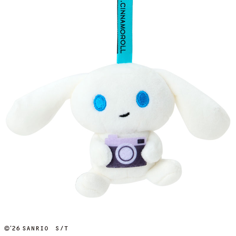 I.CINNAMOROLL（アイシナモロール） マスコットホルダー カメラ（きままにおでかけ）