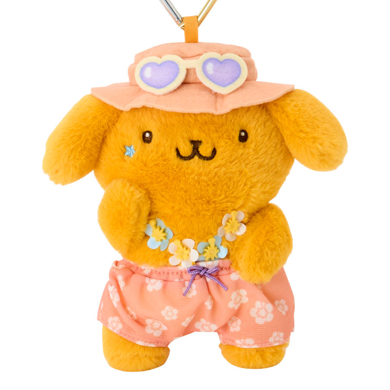 ポムポムプリン マスコットホルダー（きらめきサマープール）