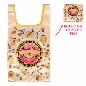 ポムポムプリン サテンエコバッグ
