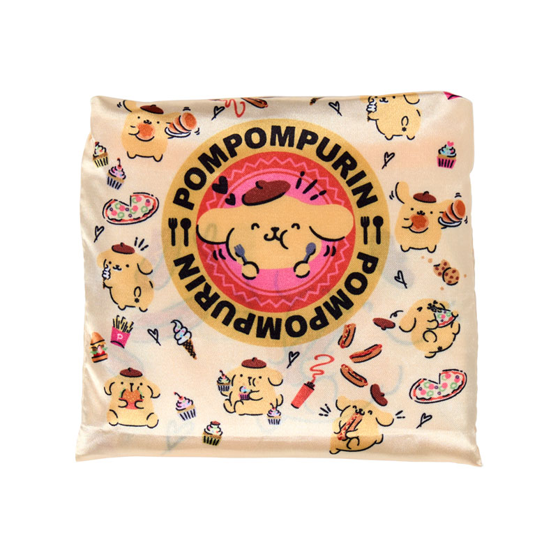 ポムポムプリン サテンエコバッグ