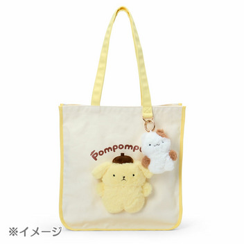 ポムポムプリン(マフィン) マスコットホルダー（あの頃のポムポムプリン）