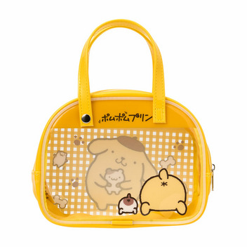 ポムポムプリン ボストンバッグ風ポーチ