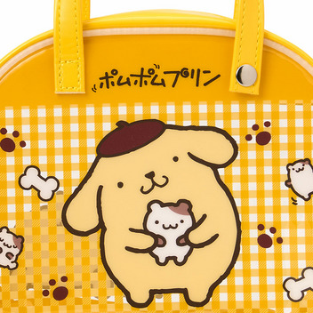 ポムポムプリン ボストンバッグ風ポーチ