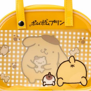 ポムポムプリン ボストンバッグ風ポーチ