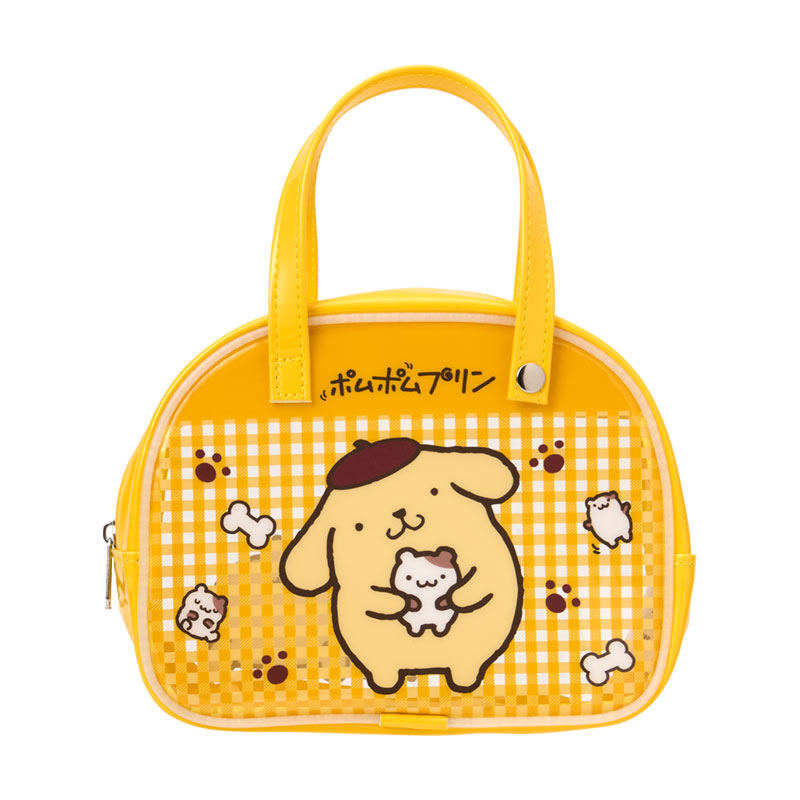 ポムポムプリン ボストンバッグ風ポーチ