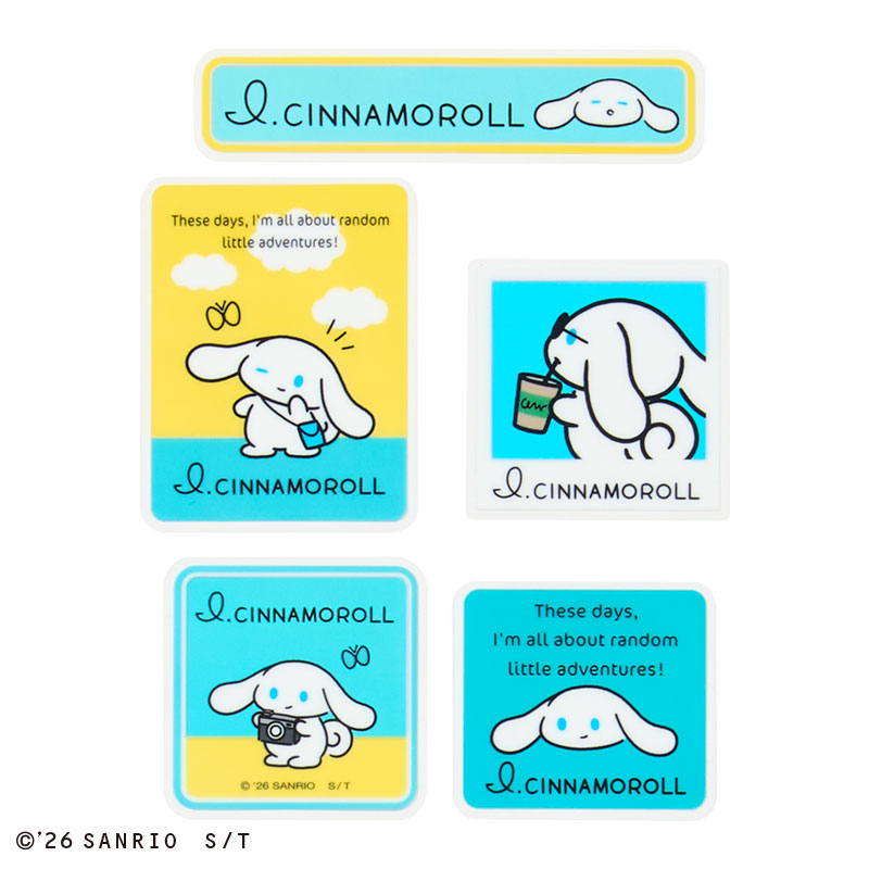 I.CINNAMOROLL（アイシナモロール） ステッカーセット（きままにおでかけ）