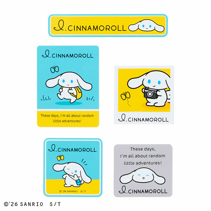 I.CINNAMOROLL（アイシナモロール） ステッカーセット（きままにおでかけ）