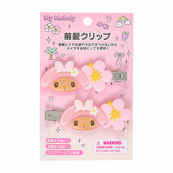 マイメロディ 前髪クリップ（きらめきサマープール）