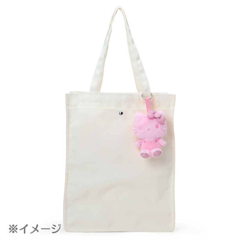 ハローキティ ふわふわグリッターマスコットホルダー