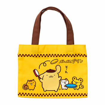 ポムポムプリン シークレット巾着&ミニ手提げバッグ（ポムポムプリン30周年アニバーサリーショップ限定）