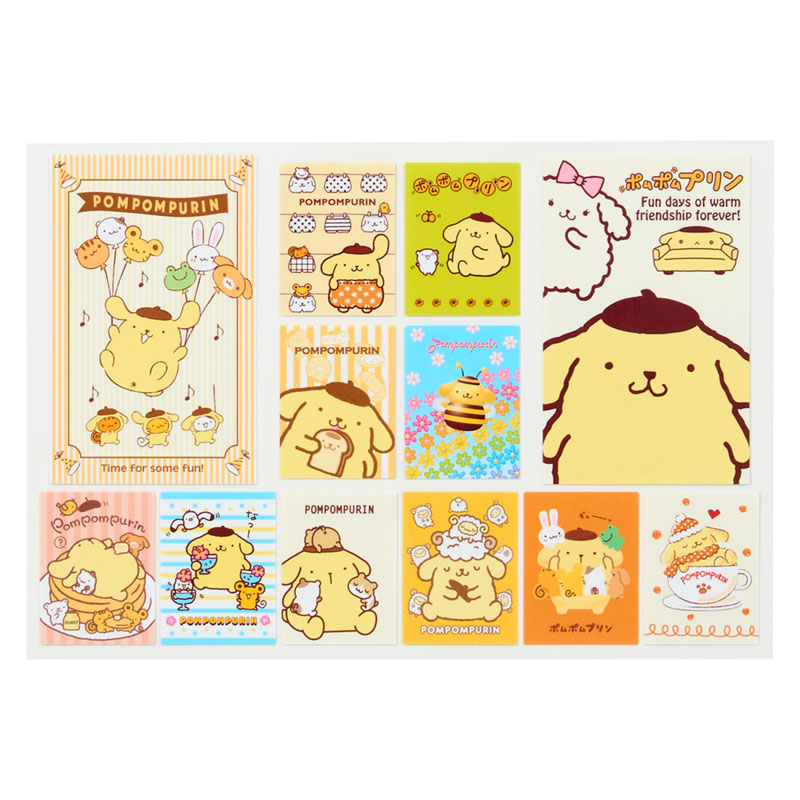 ポムポムプリン ステッカーセット（ポムポムプリン30周年アニバーサリーショップ限定）