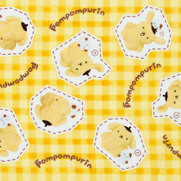 ポムポムプリン フェイスタオル（あの頃のポムポムプリン）