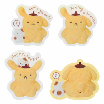 ポムポムプリン ステッカーセット（あの頃のポムポムプリン）