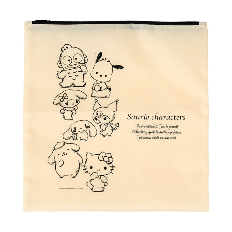 サンリオキャラクターズ 【景品】BIGフラットポーチ