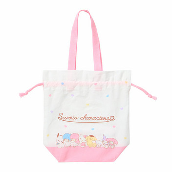 サンリオキャラクターズ 【景品】持ち手付き巾着