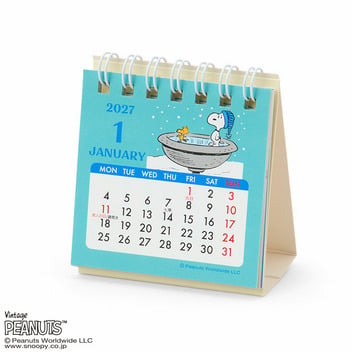 スヌーピー リングミニカレンダー 2027