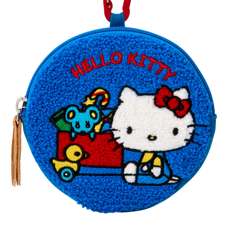 ハローキティ サークルサガラ刺繍ポーチ