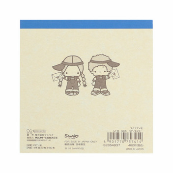 パティ＆ジミー スクエアメモ（レトロ）